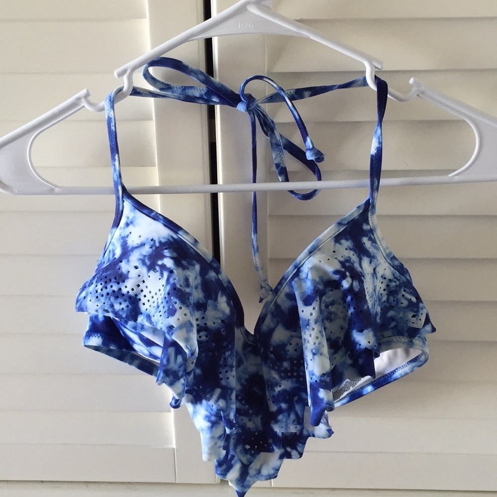 Victoria's Secret PINK push up bikini XS blue
